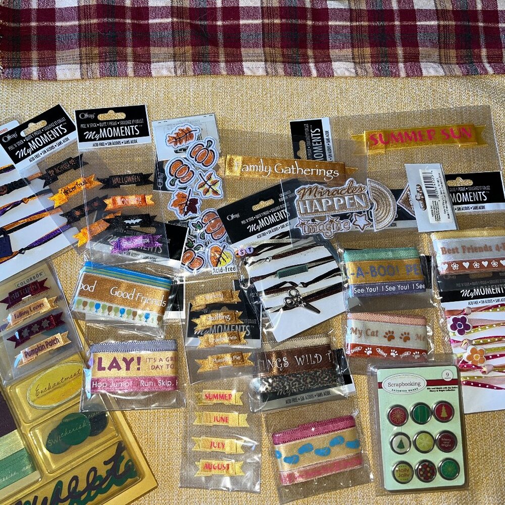 21 Scrapbooking/Card Making Accent packs